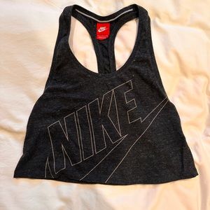 NIKE original gray crop top tank size Small